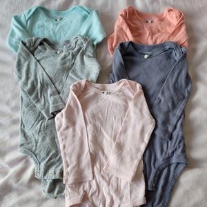 Carter's long sleeved body suit bundle